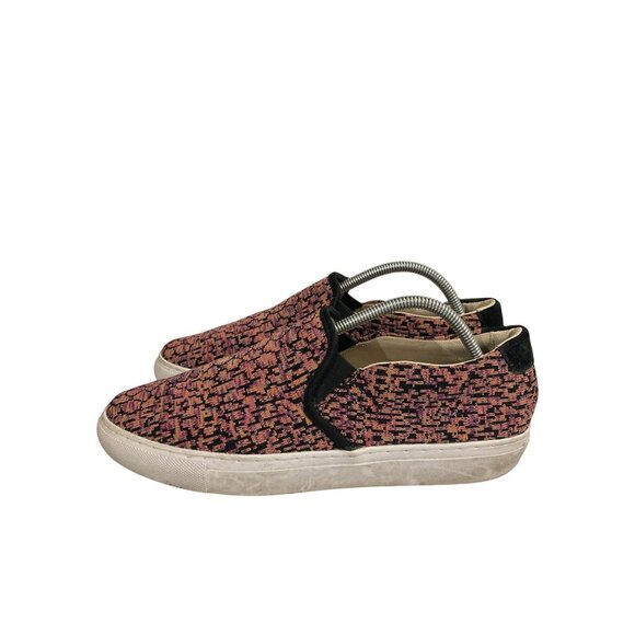 Skechers Women's  Size 8  Pink Black Slip-On Sneakers shoes - Picture 3 of 8